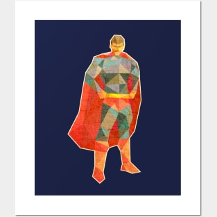 Superhero Lowpoly Posters and Art